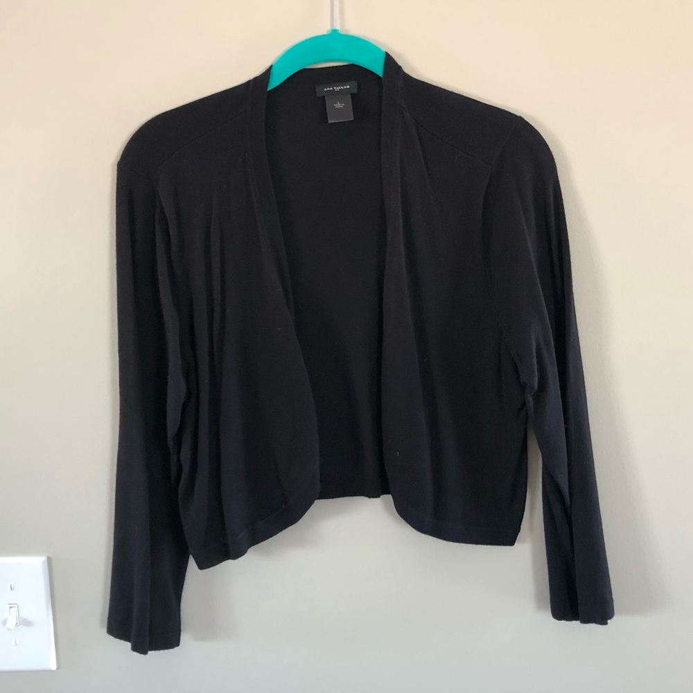 Black Ann Taylor Cardigan